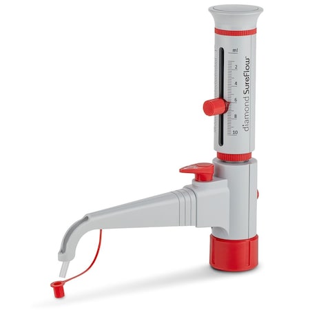 Diamond Sureflow bottle top dispenser, 1 - 10mL GBTD-R-10